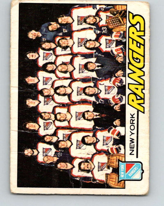1977-78 O-Pee-Chee #82 Rangers Team NHL  NY Rangers 9708