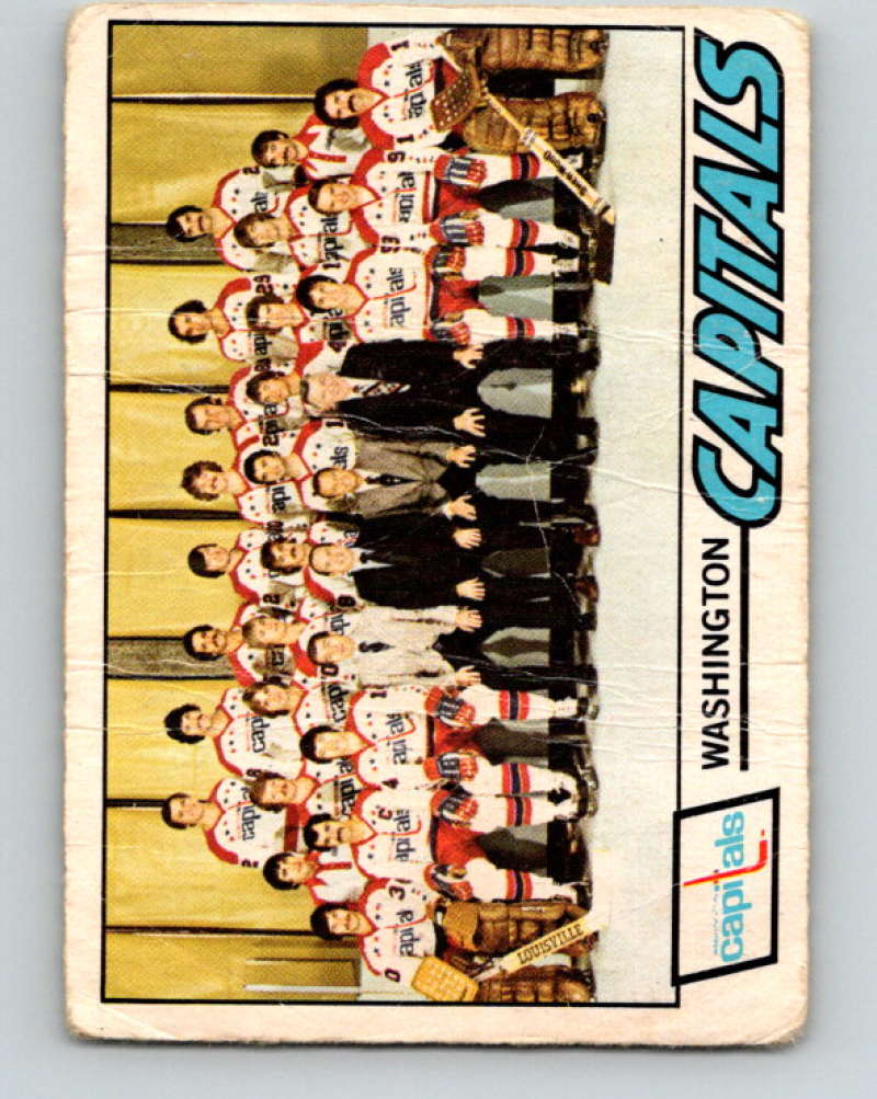 1977-78 O-Pee-Chee #88 Capitals Team NHL  Capitals 9714 Image 1
