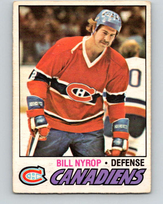 1977-78 O-Pee-Chee #91 Bill Nyrop NHL  Canadiens 9717