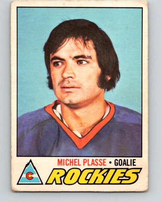 1977-78 O-Pee-Chee #92 Michel Plasse NHL  Rockies 9718 Image 1