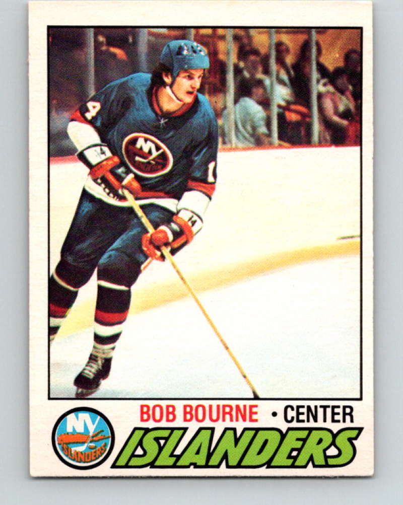 1977-78 O-Pee-Chee #93 Bob Bourne NHL  NY Islanders 9719 Image 1