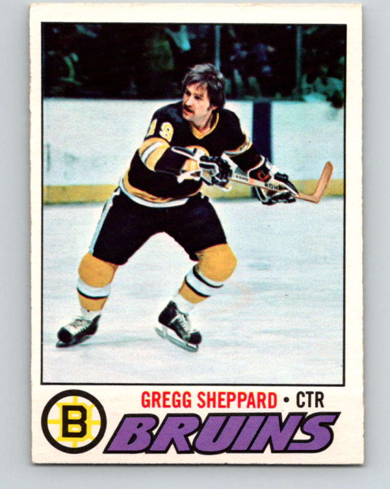 1977-78 O-Pee-Chee #95 Gregg Sheppard NHL  Bruins 9721