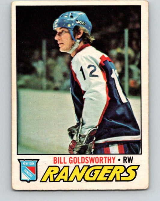1977-78 O-Pee-Chee #99 Bill Goldsworthy NHL  NY Rangers 9725 Image 1