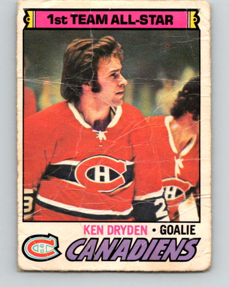 1977-78 O-Pee-Chee #100 Ken Dryden NHL  Canadiens AS 9726 Image 1