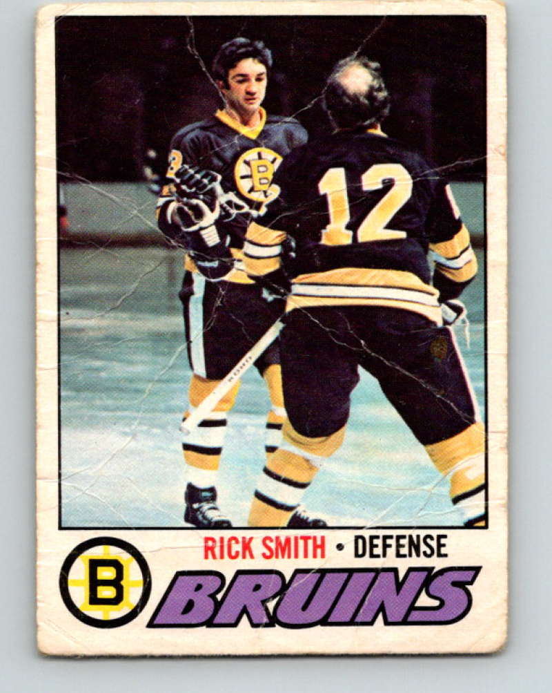 1977-78 O-Pee-Chee #104 Rick Smith NHL  Bruins 9730 Image 1
