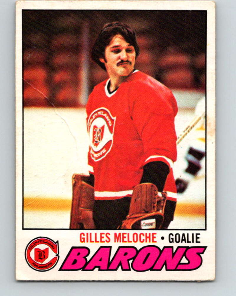 1977-78 O-Pee-Chee #109 Gilles Meloche NHL  Barons 9736