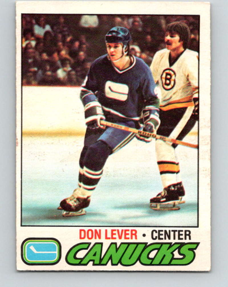 1977-78 O-Pee-Chee #111 Don Lever NHL  Canucks 9738 Image 1