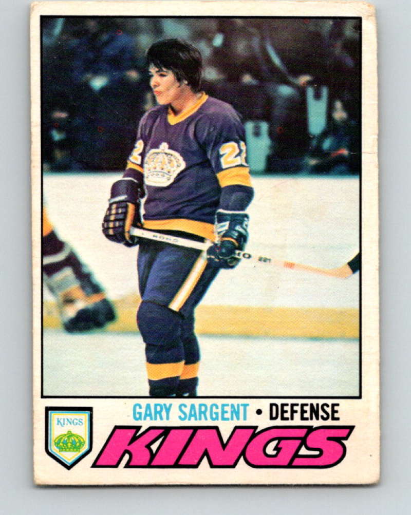 1977-78 O-Pee-Chee #113 Gary Sargent NHL  RC Rookie Kings 9740 Image 1