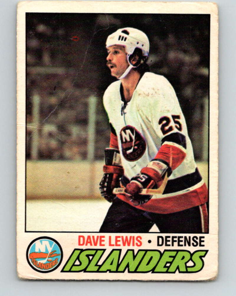 1977-78 O-Pee-Chee #116 Dave Lewis NHL  NY Islanders 9743 Image 1