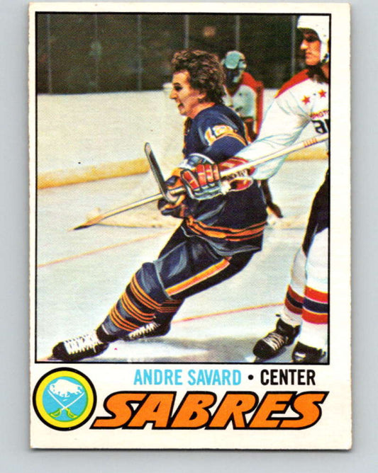 1977-78 O-Pee-Chee #118 Andre Savard NHL  Sabres 9745 Image 1