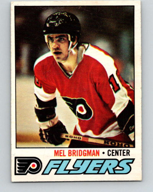 1977-78 O-Pee-Chee #121 Mel Bridgman NHL  Flyers 9748