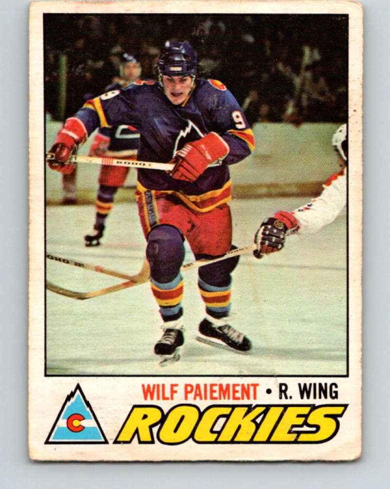 1977-78 O-Pee-Chee #130 Wilf Paiement NHL  Rockies 9757 Image 1