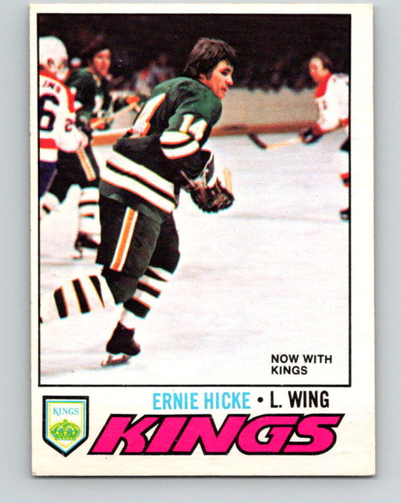 1977-78 O-Pee-Chee #132 Ernie Hicke NHL  Kings 9759