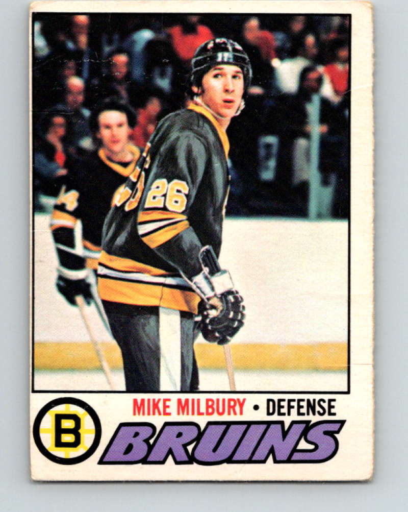 1977-78 O-Pee-Chee #134 Mike Milbury NHL  RC Rookie Bruins 9761 Image 1