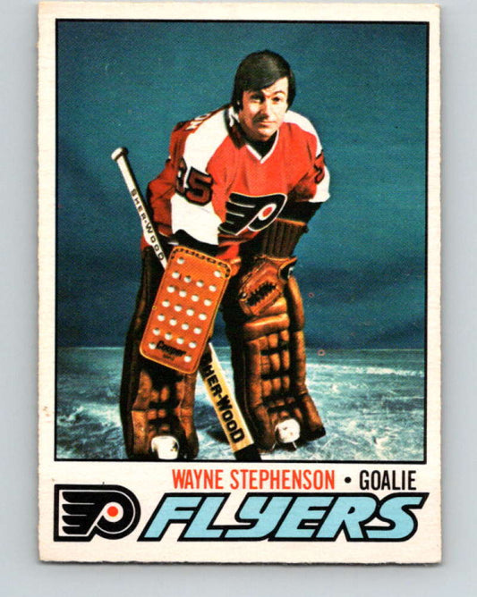 1977-78 O-Pee-Chee #142 Wayne Stephenson NHL  Flyers 9770