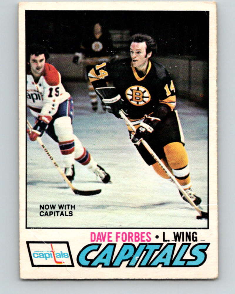 1977-78 O-Pee-Chee #143 Dave Forbes NHL  Capitals 9771 Image 1