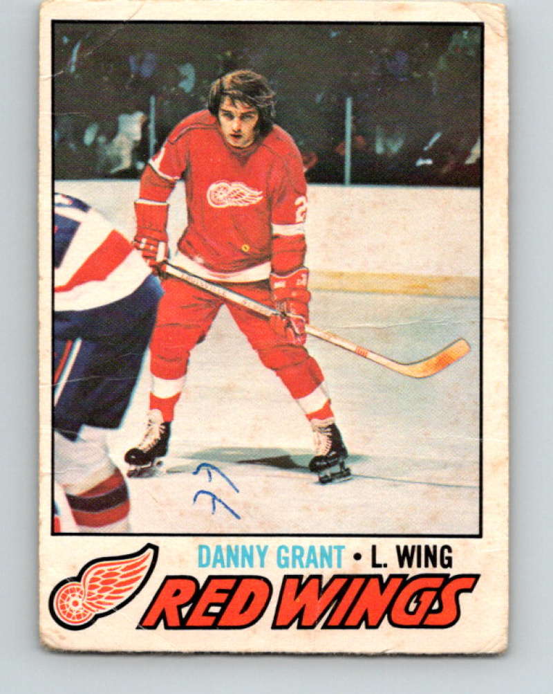 1977-78 O-Pee-Chee #147 Danny Grant NHL  Red Wings 9775 Image 1