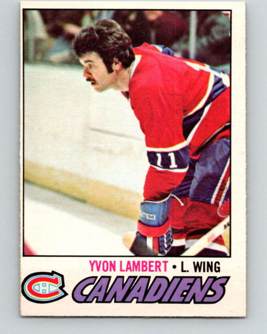 1977-78 O-Pee-Chee #151 Yvon Lambert NHL  Canadiens 9779