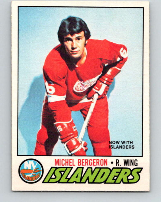 1977-78 O-Pee-Chee #159 Michel Bergeron NHL  NY Islanders 9787 Image 1
