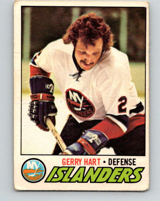 1977-78 O-Pee-Chee #162 Gerry Hart NHL  NY Islanders 9790 Image 1