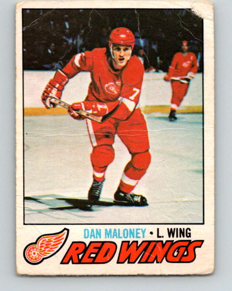 1977-78 O-Pee-Chee #172 Dan Maloney NHL  Red Wings 9801 Image 1