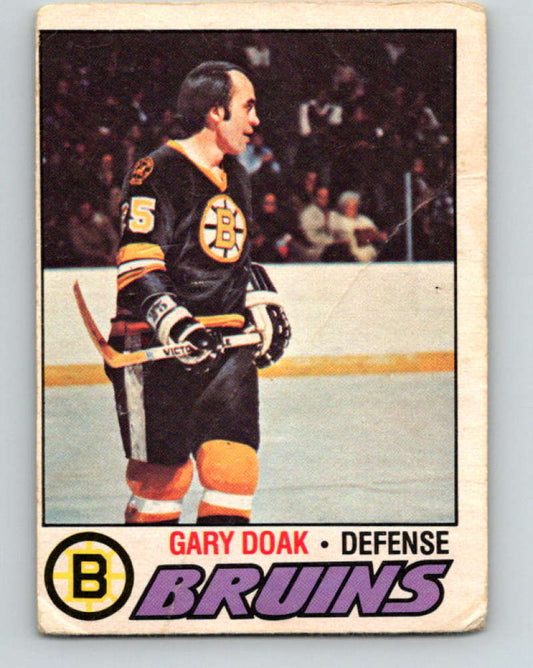 1977-78 O-Pee-Chee #181 Gary Doak NHL  Bruins 9810 Image 1