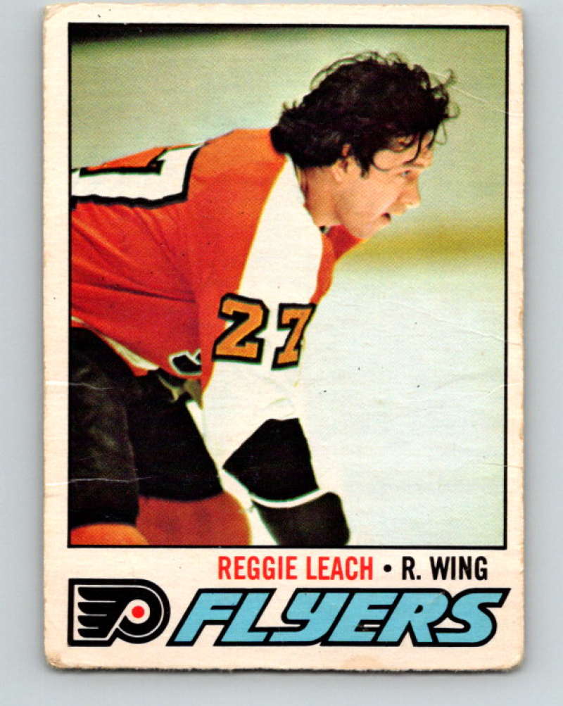 1977-78 O-Pee-Chee #185 Reggie Leach NHL  Flyers 9814 Image 1