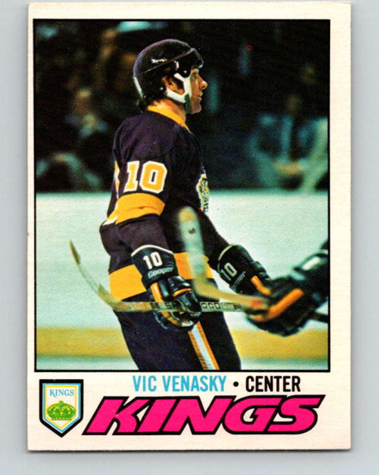 1977-78 O-Pee-Chee #187 Vic Venasky NHL  Kings 9816 Image 1
