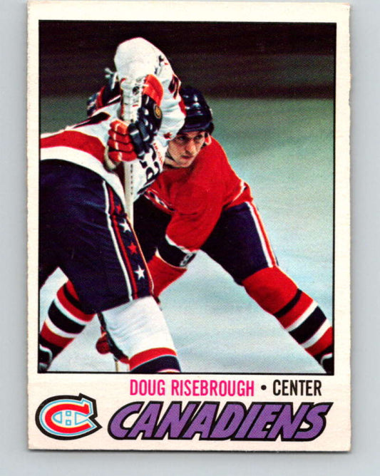 1977-78 O-Pee-Chee #189 Doug Risebrough NHL  Canadiens 9818