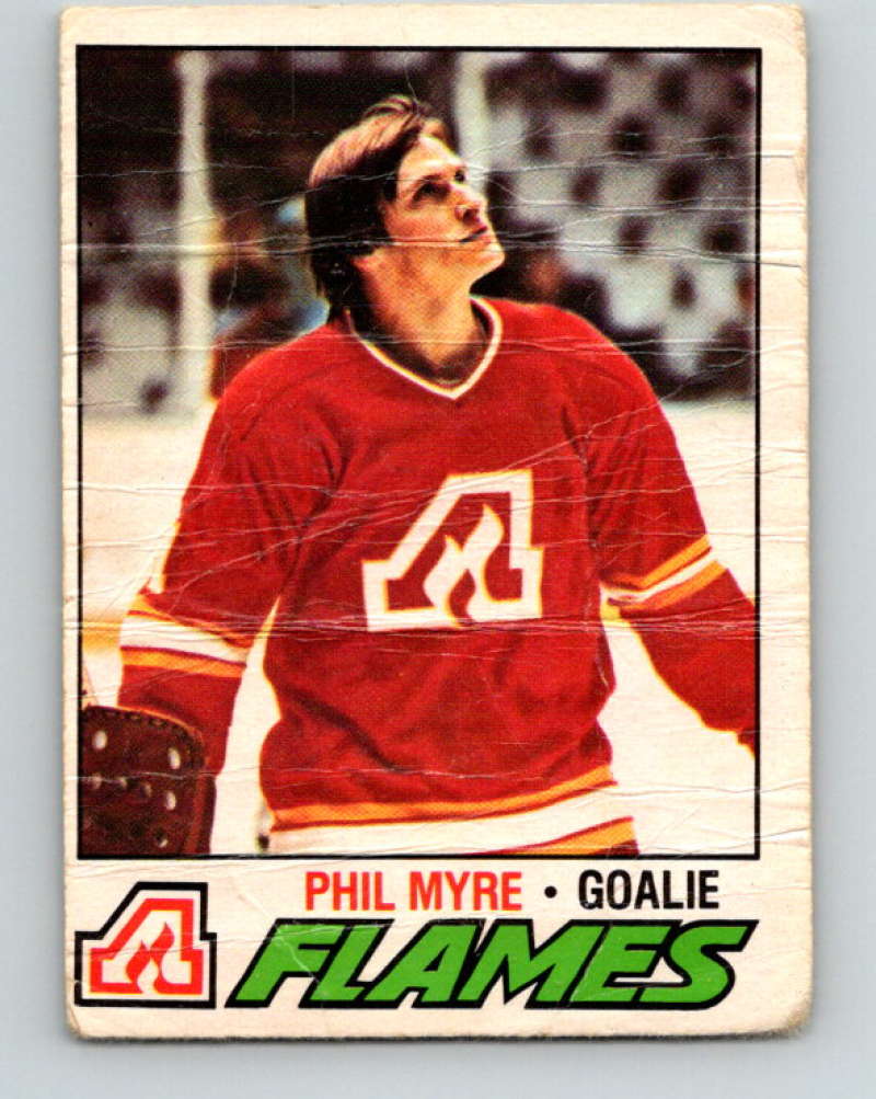 1977-78 O-Pee-Chee #193 Phil Myre NHL  Flames 9822 Image 1