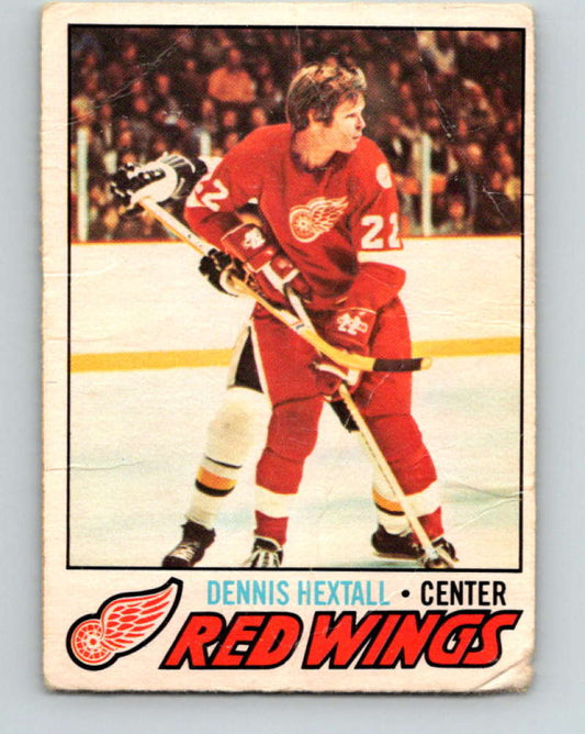 1977-78 O-Pee-Chee #197 Dennis Hextall NHL  Red Wings 9826 Image 1