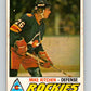 1977-78 O-Pee-Chee #267 Mike Kitchen NHL  RC Rookie Rockies 9900 Image 1