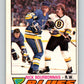 1977-78 O-Pee-Chee #312 Rick Bourbonnais NHL RC Rookie Blues  9947 Image 1