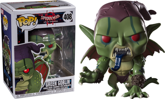 Funko Pop - 408 Spiderman Into The Spiderverse - Green Goblin Vinyl Figure  Image 1