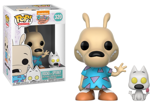 Funko Pop - 320 Rocko's Modern Life - Rocko with Spunky Vinyl Figure