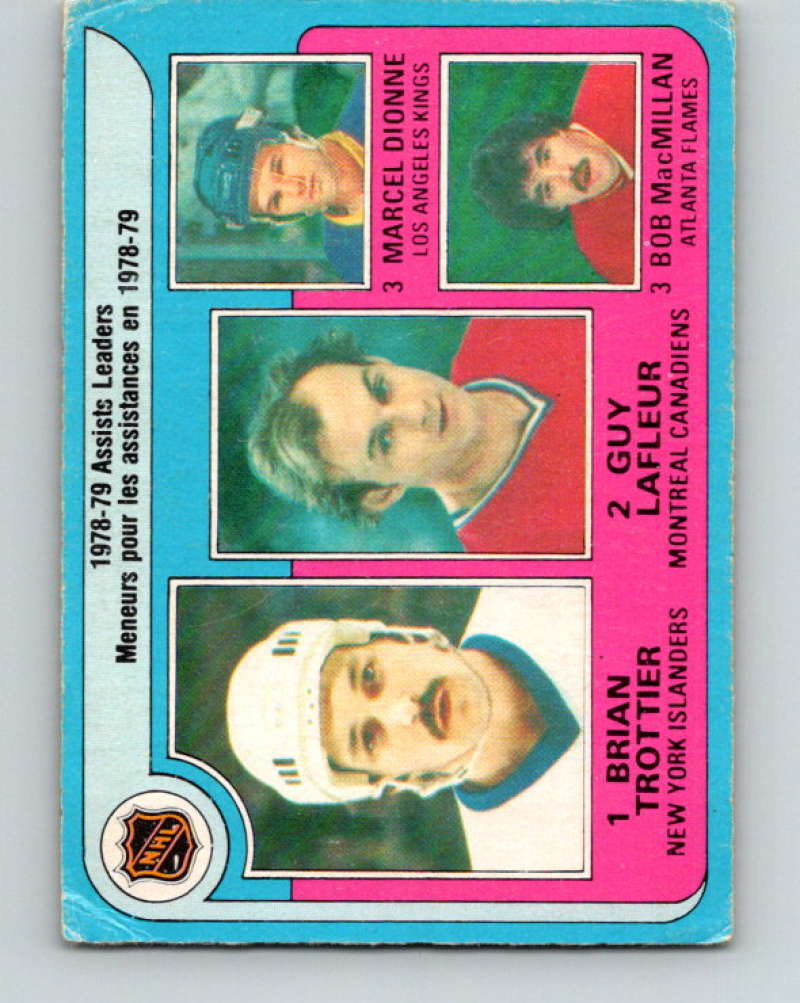 1979-80 O-Pee-Chee #2 Trottier/Lafleur/Dionne/ + 10135