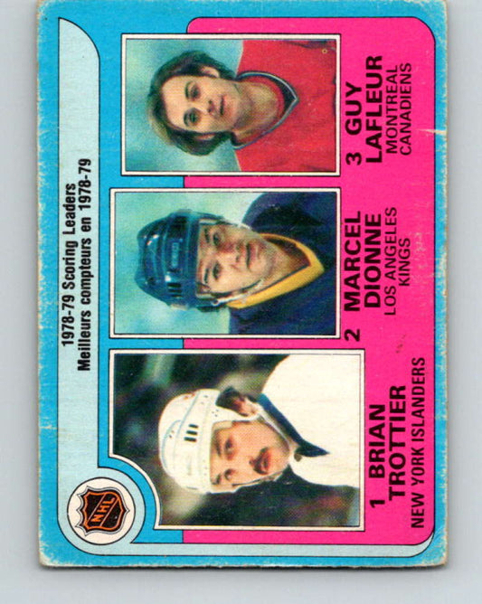 1979-80 O-Pee-Chee #3 Trottier/Dionne/Lafleur NHL   10136