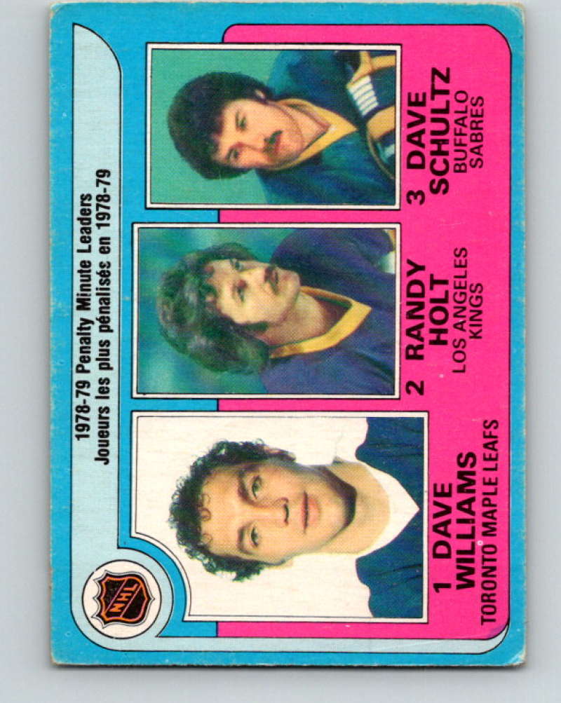 1979-80 O-Pee-Chee #4 Williams/Holt/Schultz NHL 10137 Image 1