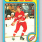 1979-80 O-Pee-Chee #17 Willie Huber NHL  RC Rookie Red Wings 10155