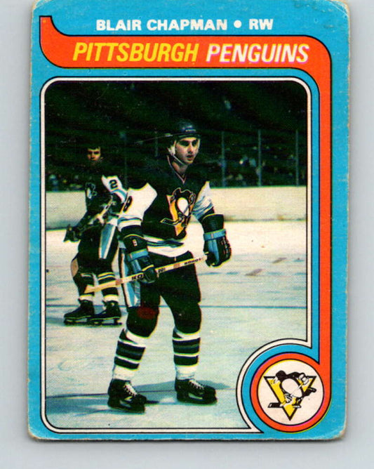 1979-80 O-Pee-Chee #21 Blair Chapman NHL  Penguins 10161