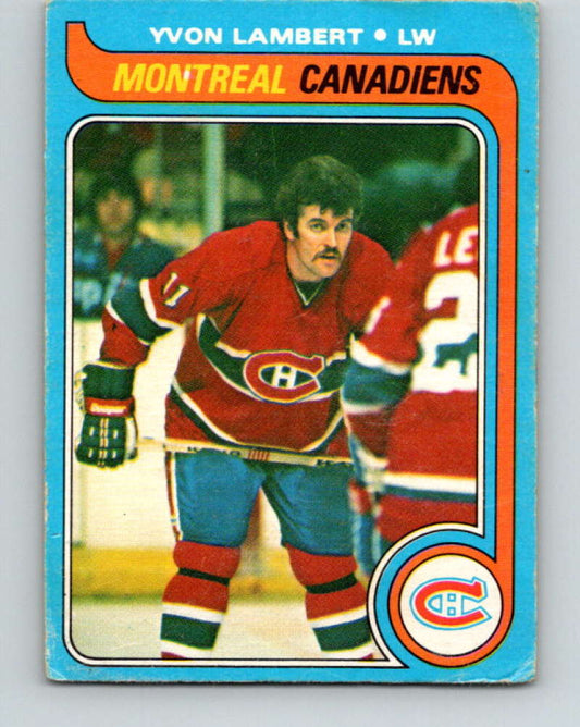 1979-80 O-Pee-Chee #24 Yvon Lambert NHL  Canadiens 10166