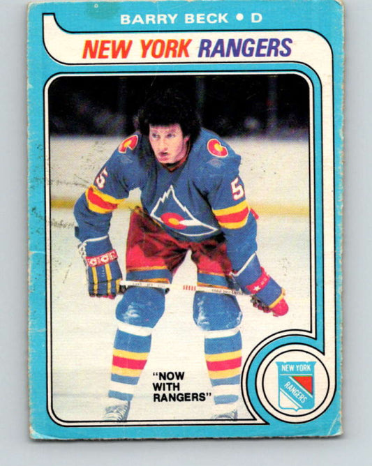 1979-80 O-Pee-Chee #35 Barry Beck NHL  NY Rangers 10180