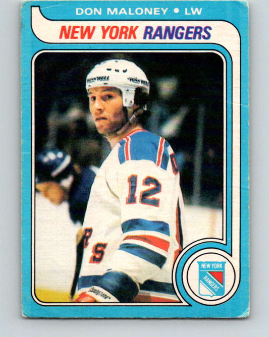 1979-80 O-Pee-Chee #42 Don Maloney NHL Rookie Rangers 10188 Image 1