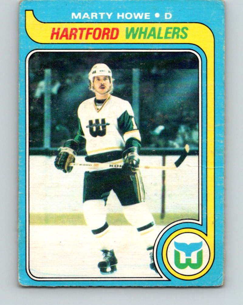 1979-80 O-Pee-Chee #46 Marty Howe NHL  Whalers 10193