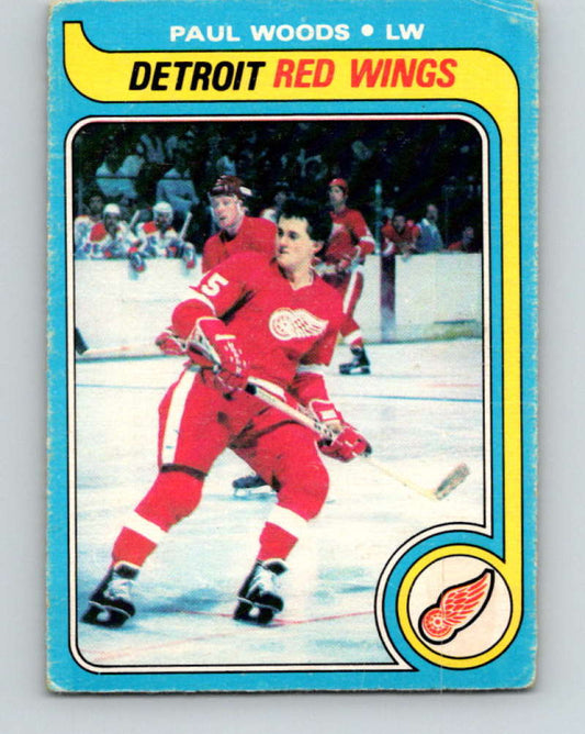 1979-80 O-Pee-Chee #48 Paul Woods NHL  Red Wings 10196