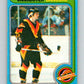1979-80 O-Pee-Chee #53 Thomas Gradin NHL Rookie Canucks 10201