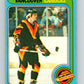 1979-80 O-Pee-Chee #53 Thomas Gradin NHL Rookie Canucks 10202