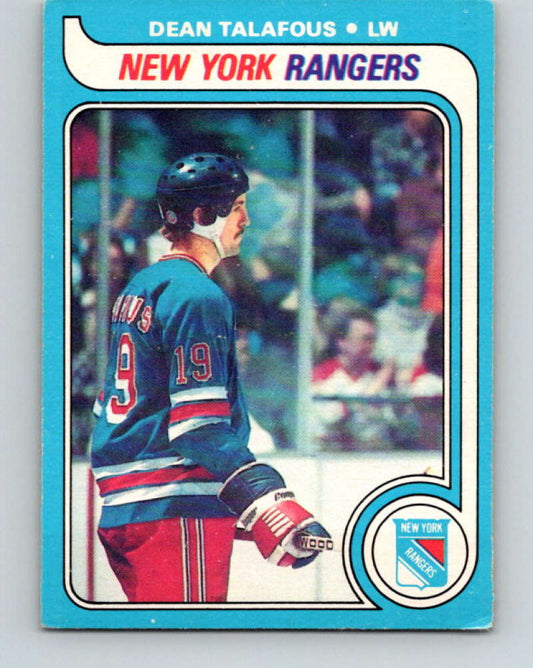 1979-80 O-Pee-Chee #54 Dean Talafous NHL  NY Rangers 10203