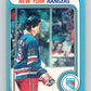 1979-80 O-Pee-Chee #54 Dean Talafous NHL  NY Rangers 10204