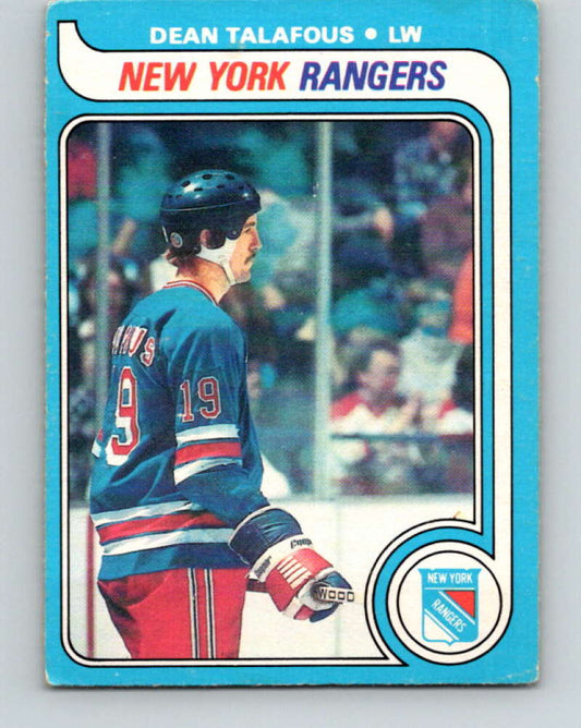 1979-80 O-Pee-Chee #54 Dean Talafous NHL  NY Rangers 10204